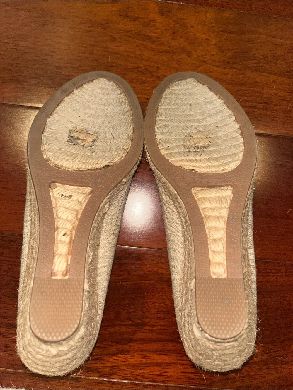J. Crew Seville Linen Espadrille Wedge - Beige